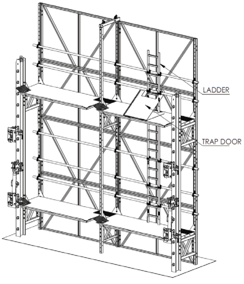 Accessibility Through Trap Door and Ladder