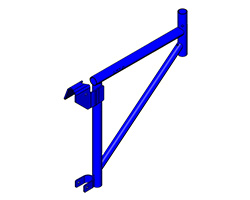 21” SADDLE SIDE BRACKET (TUBE)